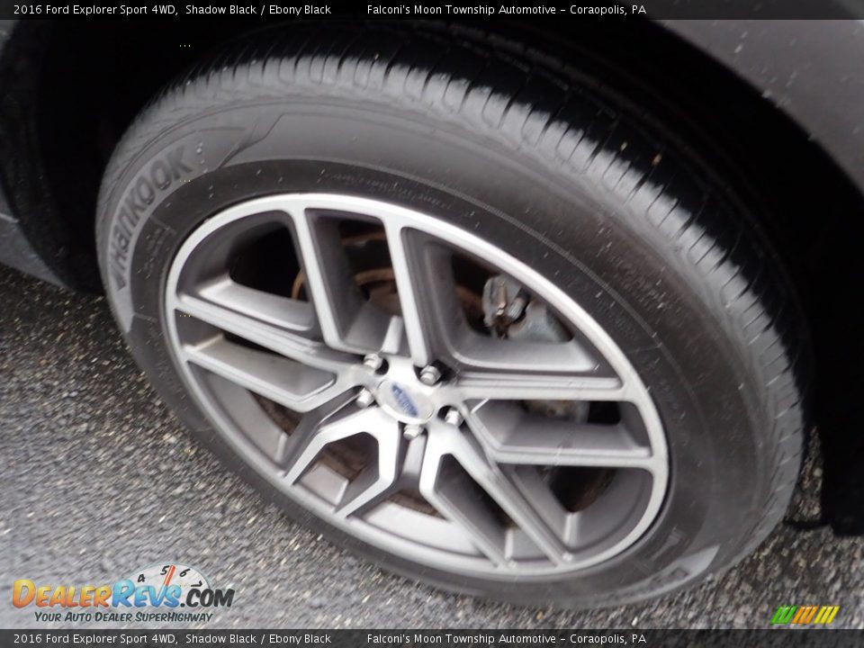 2016 Ford Explorer Sport 4WD Shadow Black / Ebony Black Photo #9