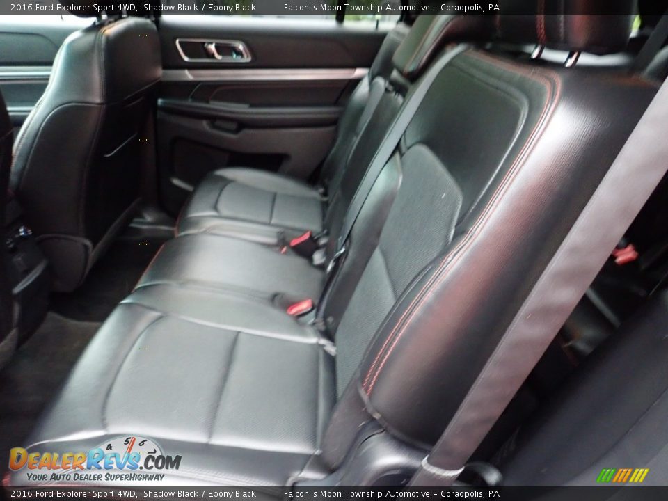 2016 Ford Explorer Sport 4WD Shadow Black / Ebony Black Photo #16