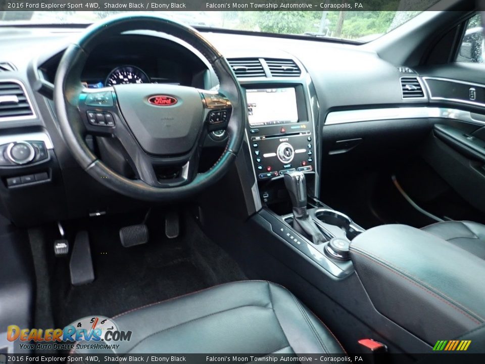 2016 Ford Explorer Sport 4WD Shadow Black / Ebony Black Photo #17