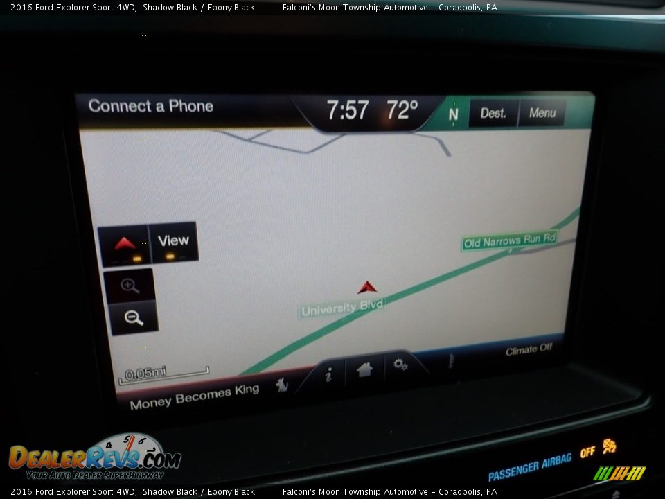 2016 Ford Explorer Sport 4WD Shadow Black / Ebony Black Photo #20