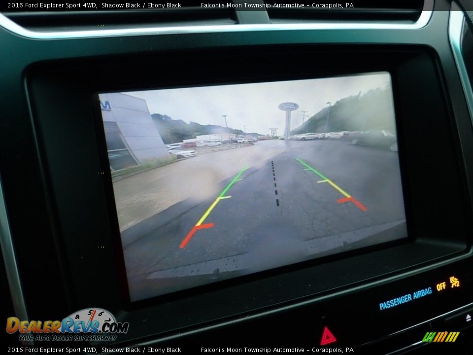 2016 Ford Explorer Sport 4WD Shadow Black / Ebony Black Photo #24