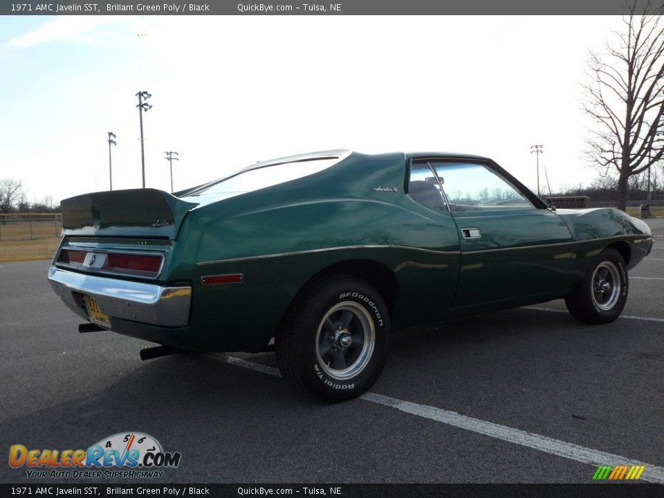 1971 AMC Javelin SST Brillant Green Poly / Black Photo #11