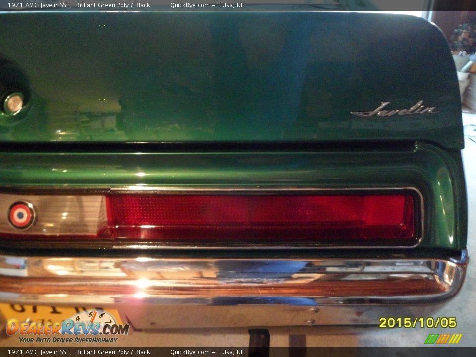 1971 AMC Javelin SST Brillant Green Poly / Black Photo #14