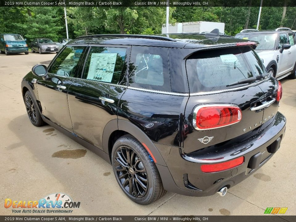 2019 Mini Clubman Cooper S All4 Midnight Black / Carbon Black Photo #3