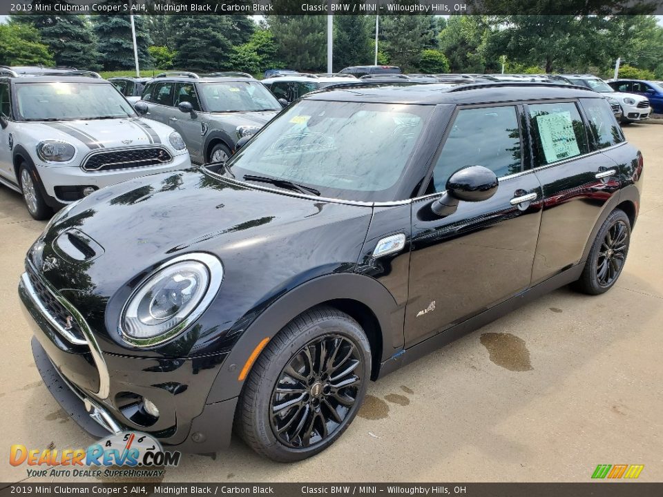 2019 Mini Clubman Cooper S All4 Midnight Black / Carbon Black Photo #4