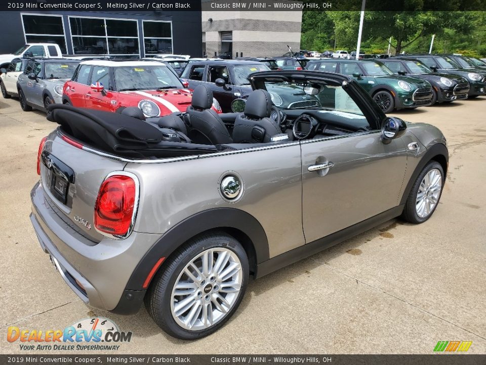 2019 Mini Convertible Cooper S Melting Silver / Carbon Black Photo #2