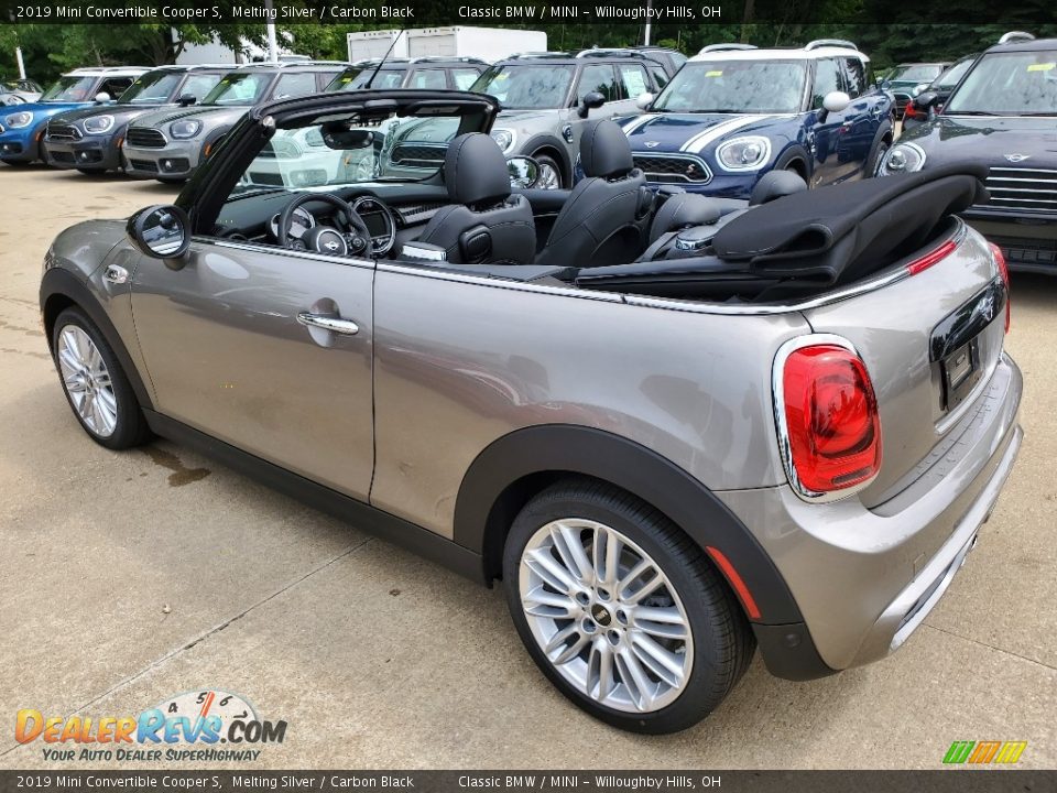 2019 Mini Convertible Cooper S Melting Silver / Carbon Black Photo #3