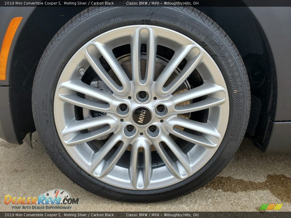 2019 Mini Convertible Cooper S Melting Silver / Carbon Black Photo #5