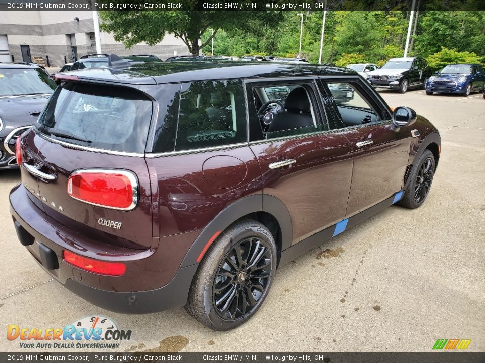 2019 Mini Clubman Cooper Pure Burgundy / Carbon Black Photo #2