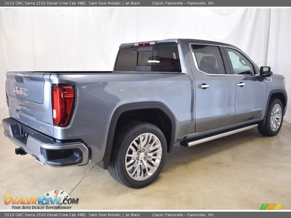 2019 GMC Sierra 1500 Denali Crew Cab 4WD Satin Steel Metallic / Jet Black Photo #2