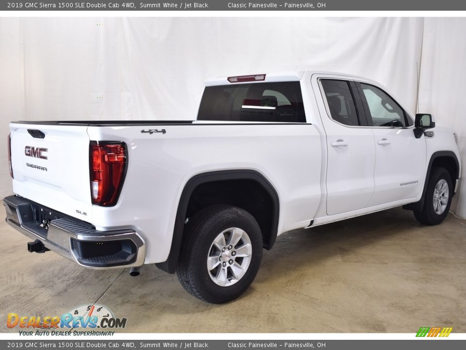 2019 GMC Sierra 1500 SLE Double Cab 4WD Summit White / Jet Black Photo #2