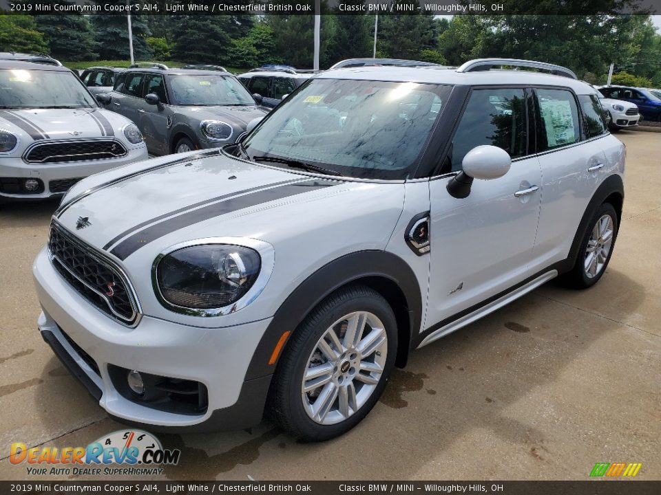 2019 Mini Countryman Cooper S All4 Light White / Chesterfield British Oak Photo #4