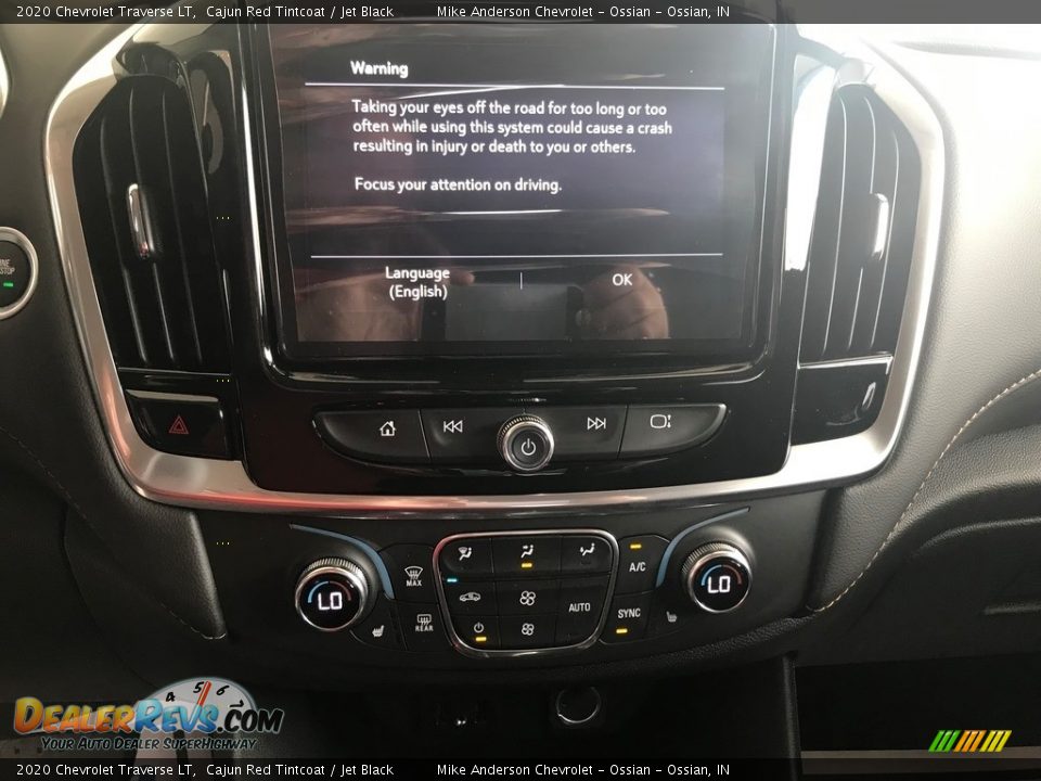 2020 Chevrolet Traverse LT Cajun Red Tintcoat / Jet Black Photo #13