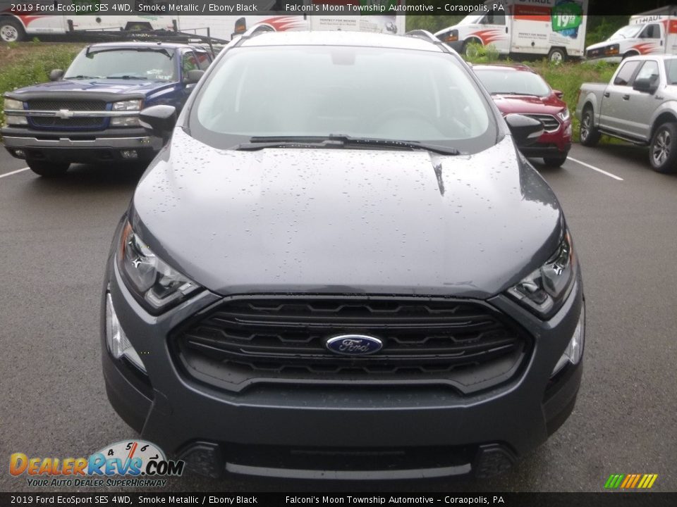 2019 Ford EcoSport SES 4WD Smoke Metallic / Ebony Black Photo #4