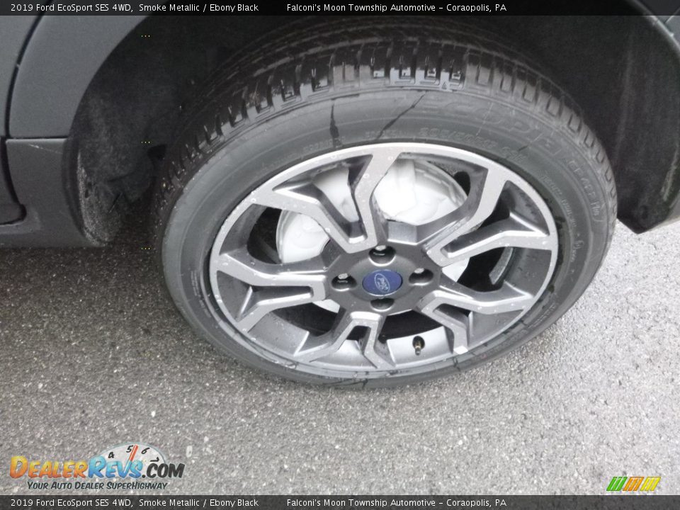2019 Ford EcoSport SES 4WD Smoke Metallic / Ebony Black Photo #7