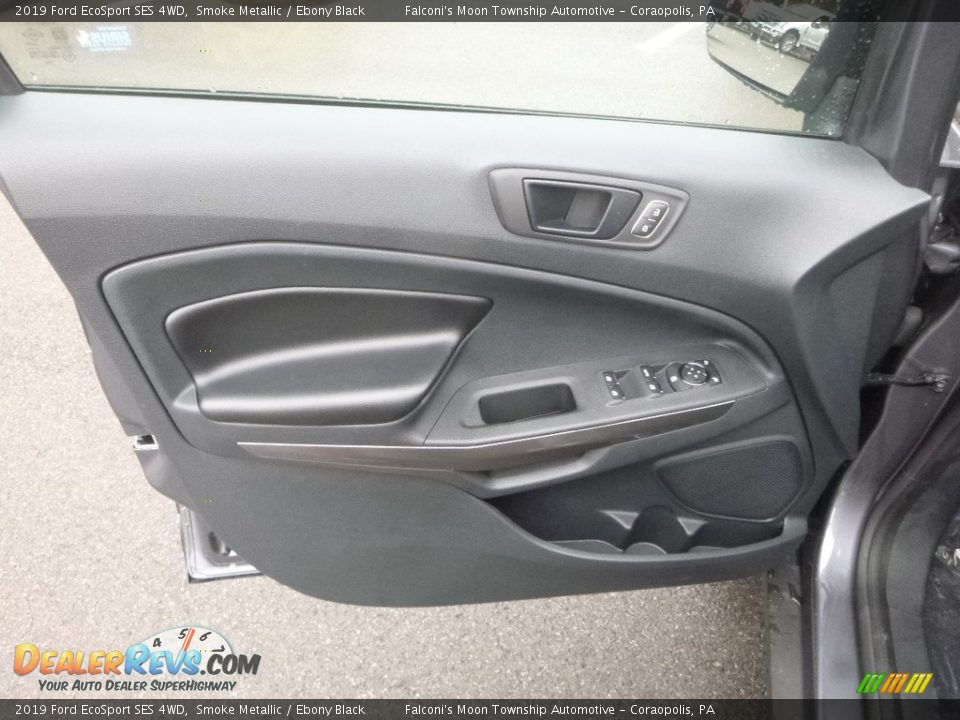 2019 Ford EcoSport SES 4WD Smoke Metallic / Ebony Black Photo #11