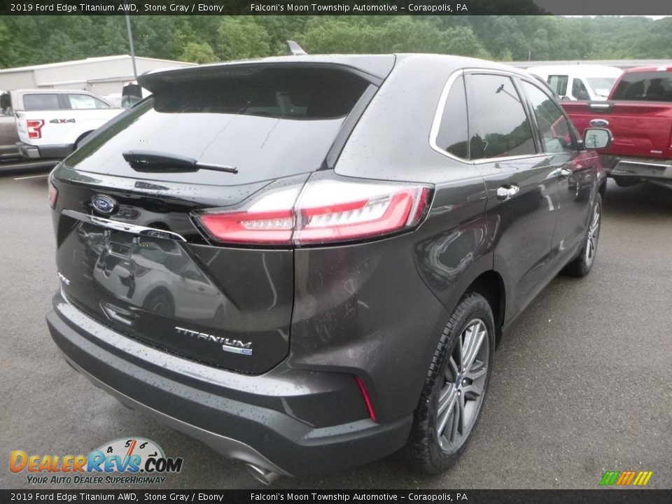 2019 Ford Edge Titanium AWD Stone Gray / Ebony Photo #2