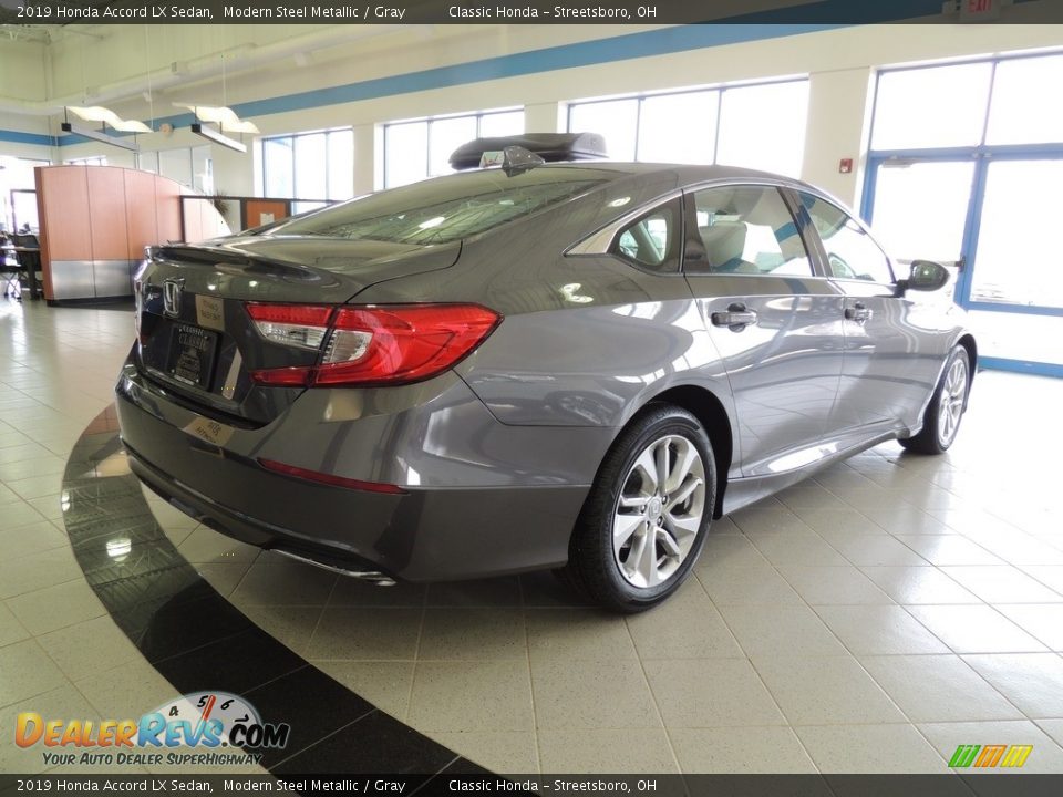 2019 Honda Accord LX Sedan Modern Steel Metallic / Gray Photo #5