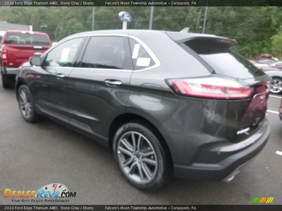 2019 Ford Edge Titanium AWD Stone Gray / Ebony Photo #6