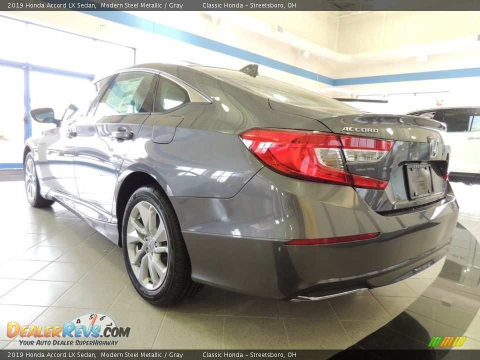 2019 Honda Accord LX Sedan Modern Steel Metallic / Gray Photo #7