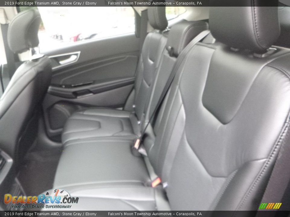 2019 Ford Edge Titanium AWD Stone Gray / Ebony Photo #8