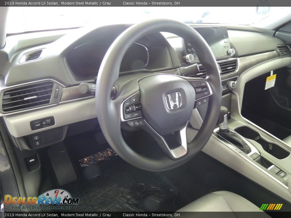 2019 Honda Accord LX Sedan Modern Steel Metallic / Gray Photo #11