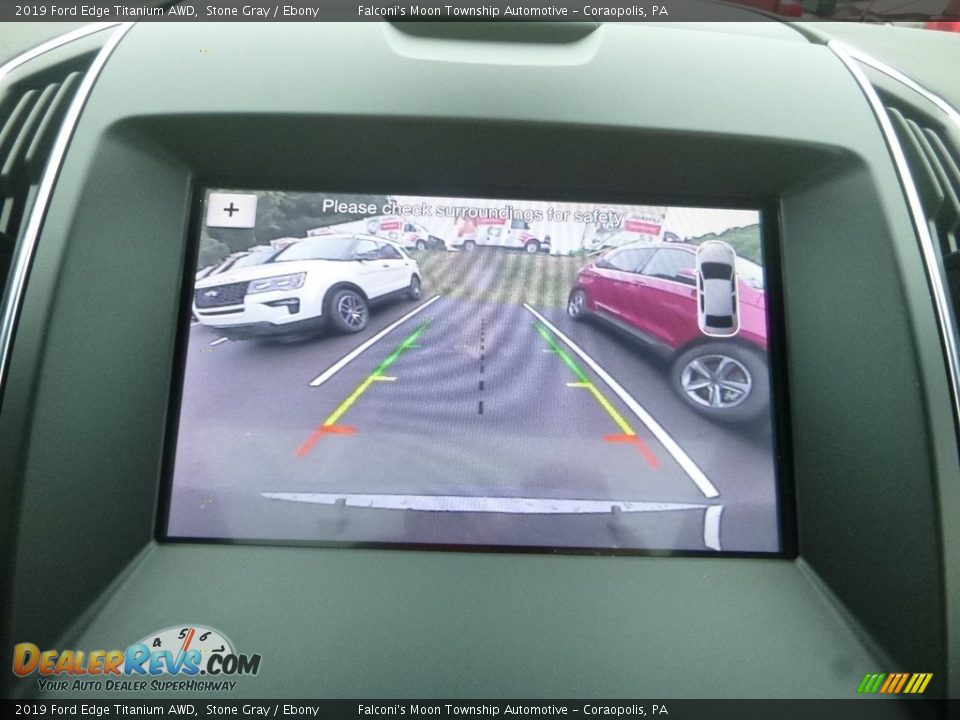 2019 Ford Edge Titanium AWD Stone Gray / Ebony Photo #15