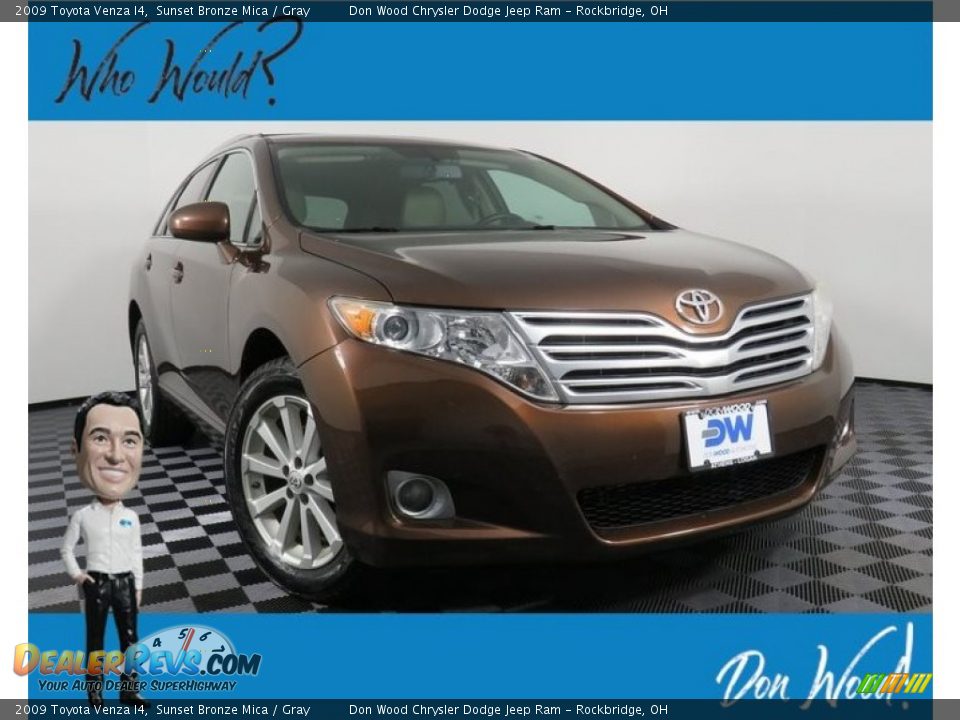 2009 Toyota Venza I4 Sunset Bronze Mica / Gray Photo #1