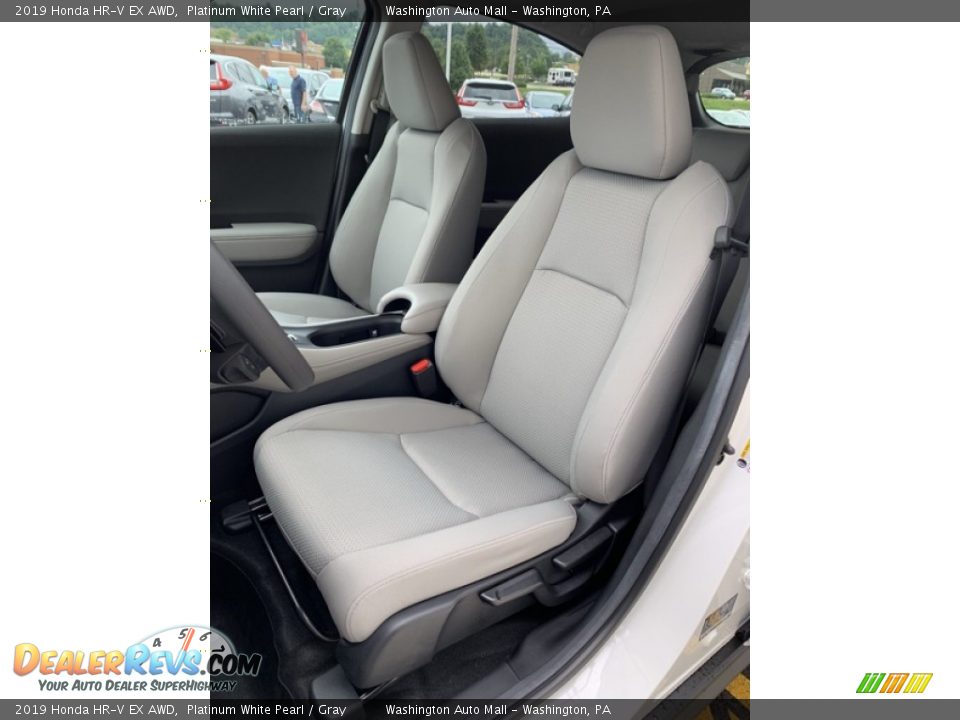 2019 Honda HR-V EX AWD Platinum White Pearl / Gray Photo #14