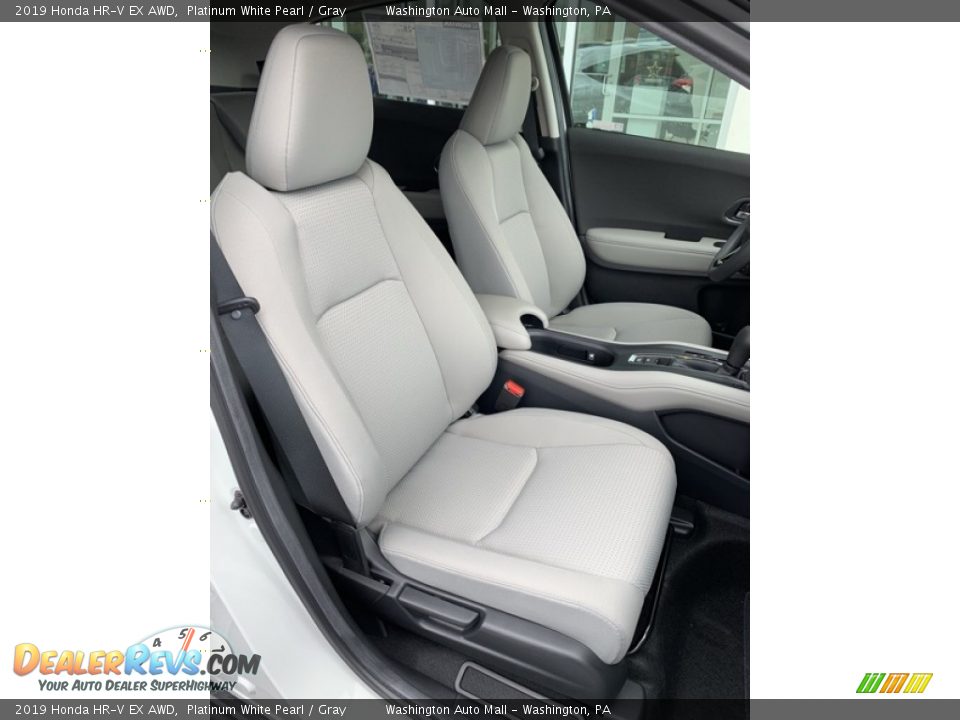 2019 Honda HR-V EX AWD Platinum White Pearl / Gray Photo #27