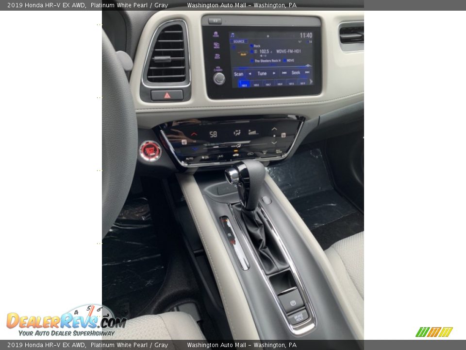 2019 Honda HR-V EX AWD Platinum White Pearl / Gray Photo #32