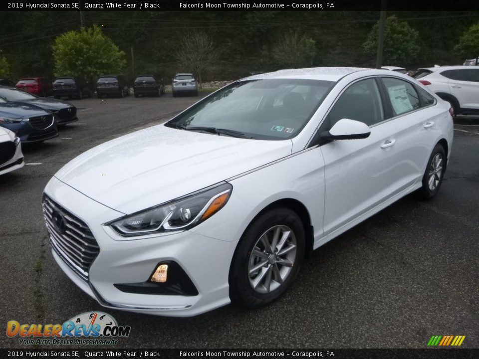 2019 Hyundai Sonata SE Quartz White Pearl / Black Photo #5