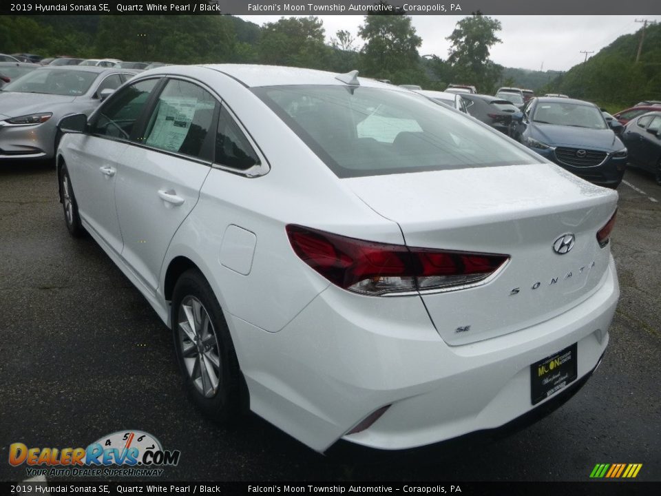 2019 Hyundai Sonata SE Quartz White Pearl / Black Photo #6