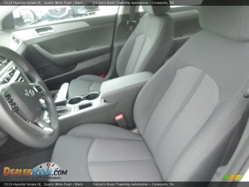 2019 Hyundai Sonata SE Quartz White Pearl / Black Photo #11