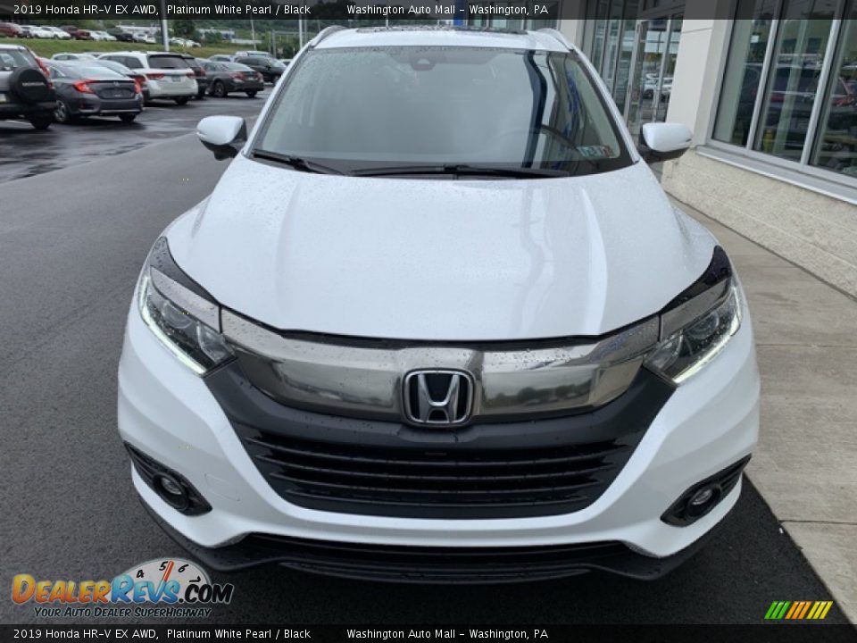 2019 Honda HR-V EX AWD Platinum White Pearl / Black Photo #3