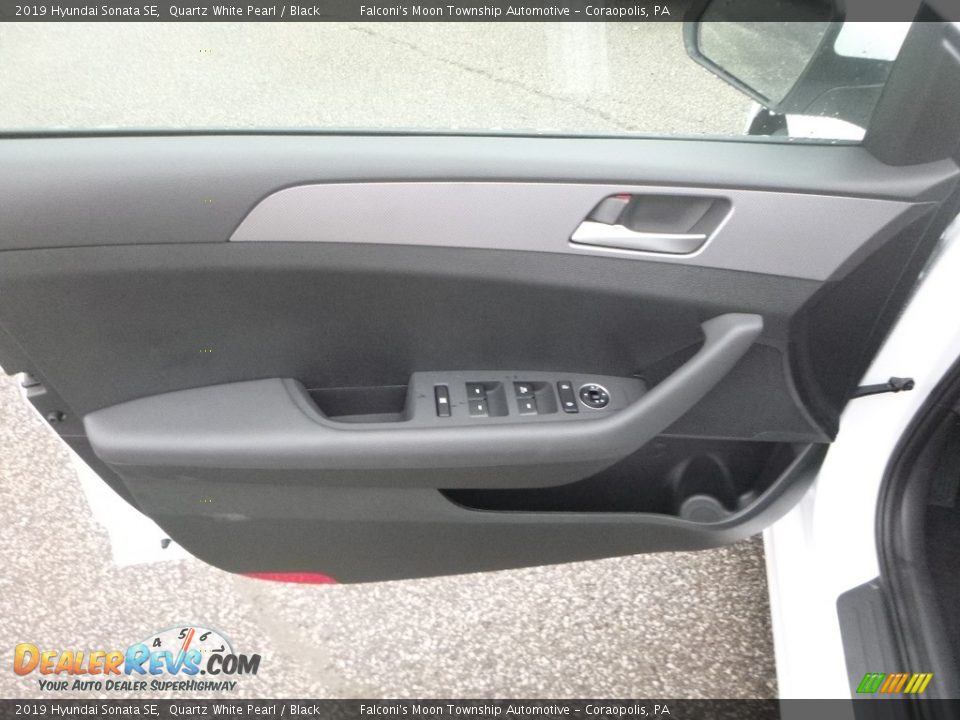 2019 Hyundai Sonata SE Quartz White Pearl / Black Photo #12