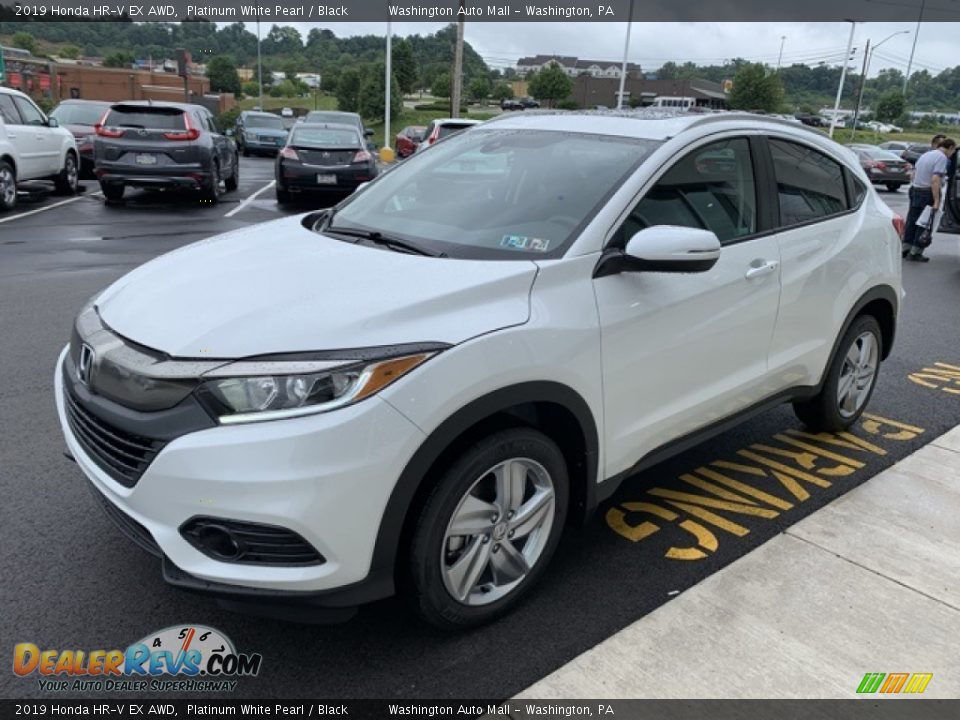 2019 Honda HR-V EX AWD Platinum White Pearl / Black Photo #4