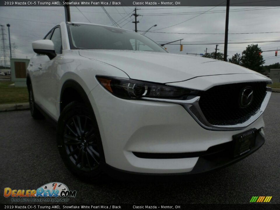 2019 Mazda CX-5 Touring AWD Snowflake White Pearl Mica / Black Photo #1