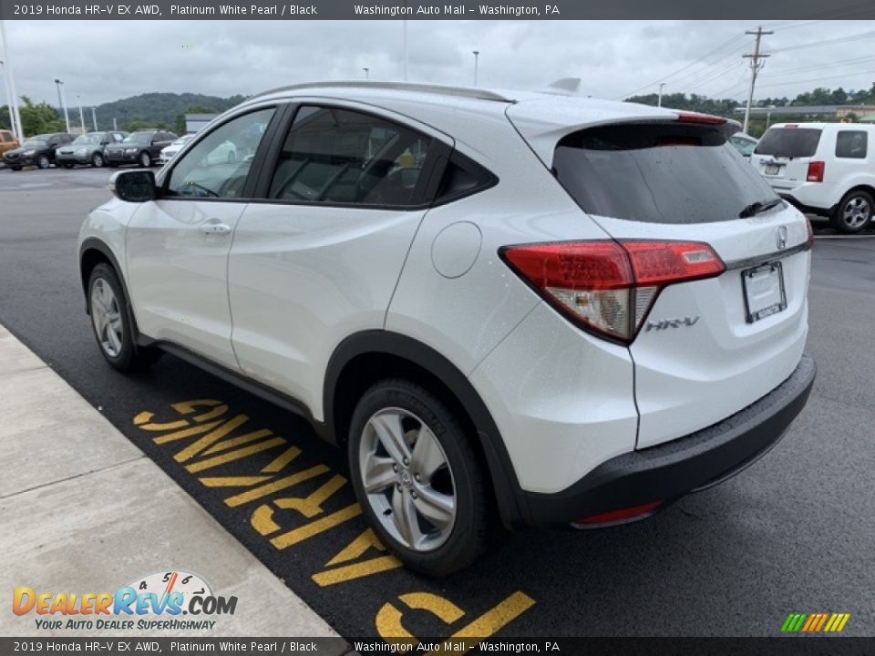 2019 Honda HR-V EX AWD Platinum White Pearl / Black Photo #5