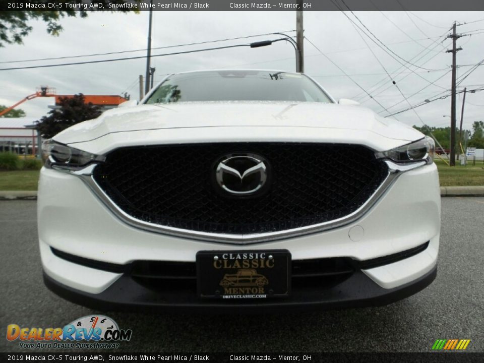 2019 Mazda CX-5 Touring AWD Snowflake White Pearl Mica / Black Photo #2