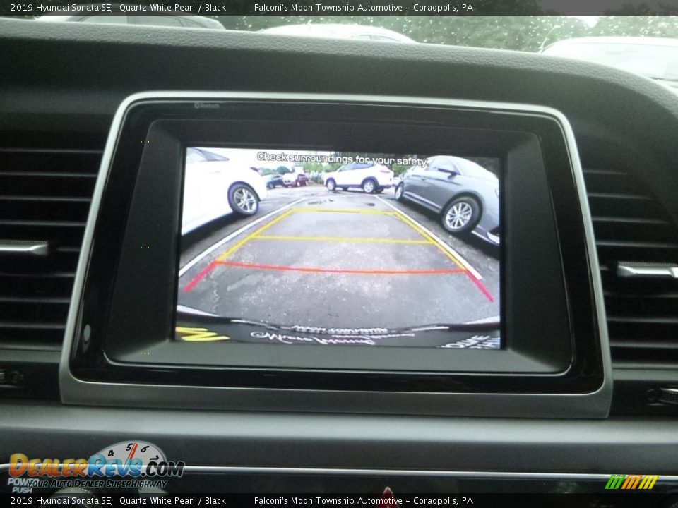 2019 Hyundai Sonata SE Quartz White Pearl / Black Photo #15