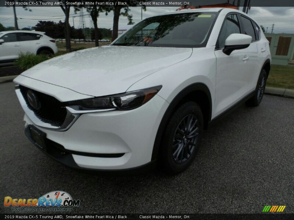 2019 Mazda CX-5 Touring AWD Snowflake White Pearl Mica / Black Photo #3