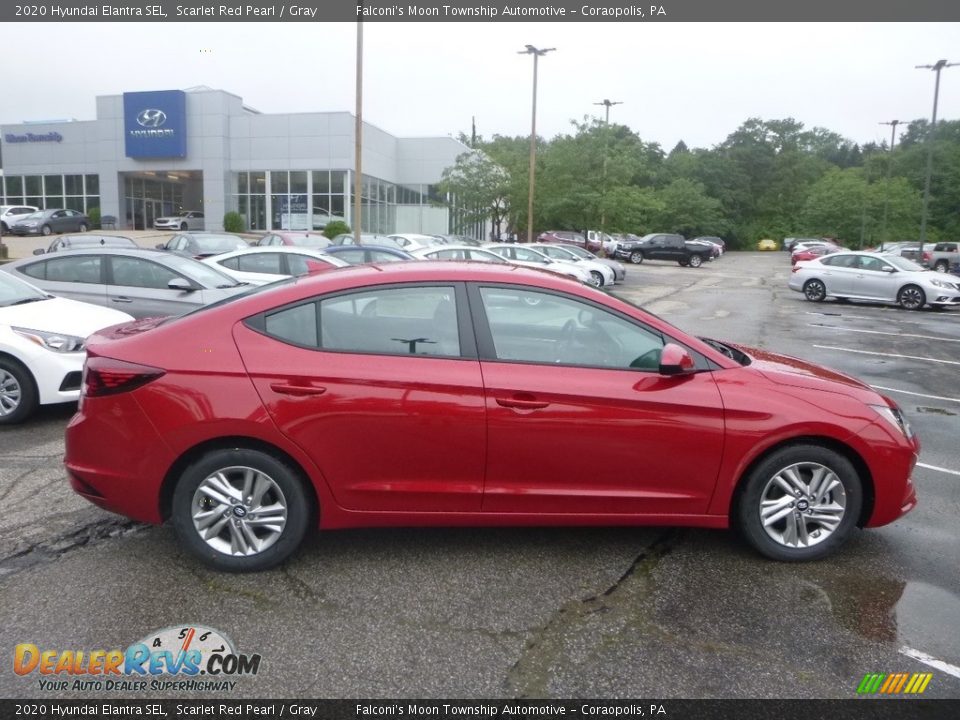 2020 Hyundai Elantra SEL Scarlet Red Pearl / Gray Photo #1