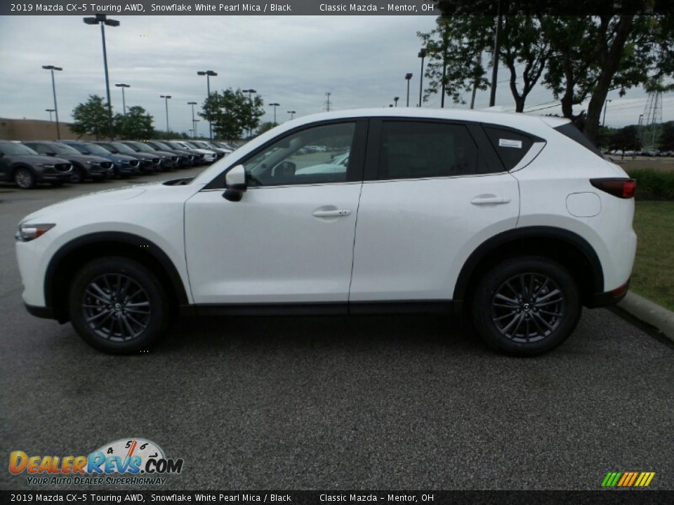 2019 Mazda CX-5 Touring AWD Snowflake White Pearl Mica / Black Photo #4