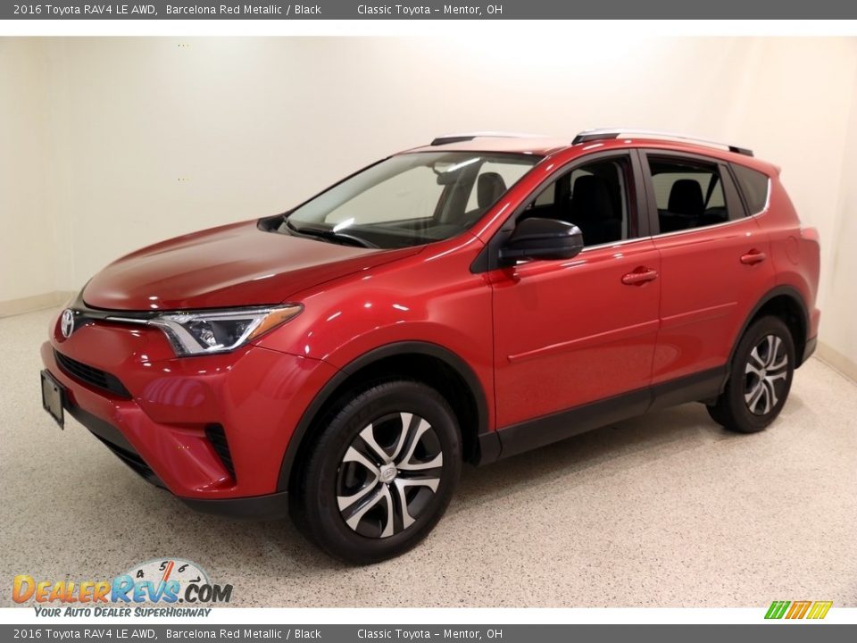 2016 Toyota RAV4 LE AWD Barcelona Red Metallic / Black Photo #3
