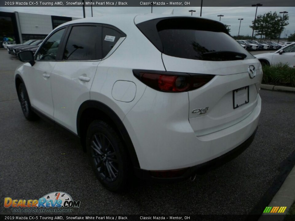 2019 Mazda CX-5 Touring AWD Snowflake White Pearl Mica / Black Photo #5