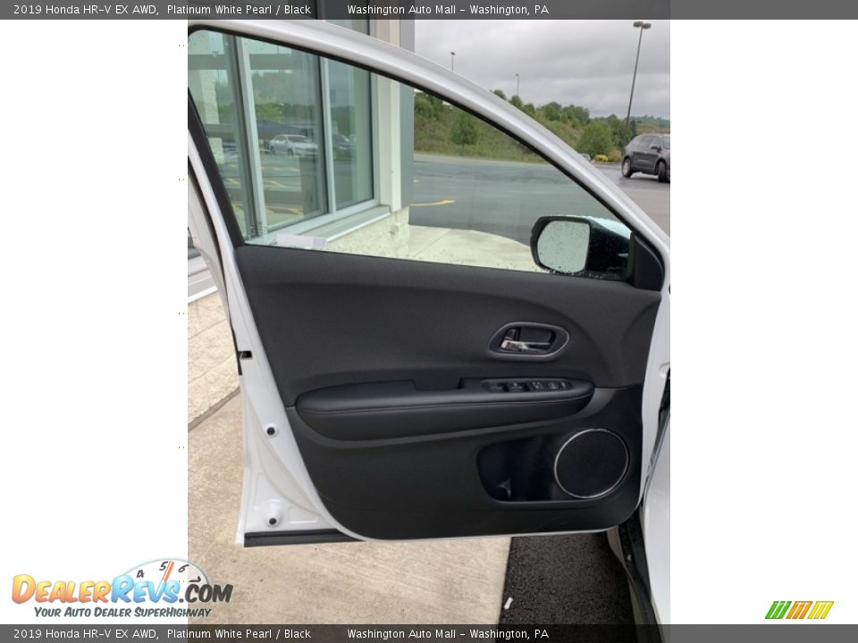 2019 Honda HR-V EX AWD Platinum White Pearl / Black Photo #10