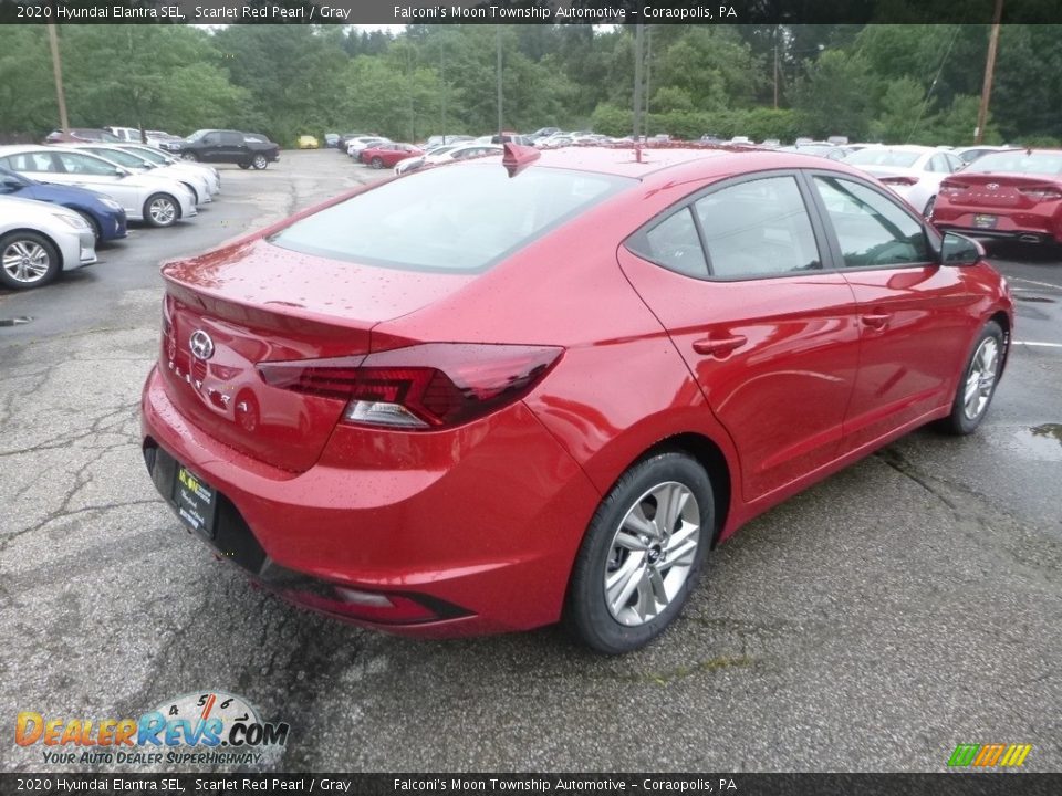 2020 Hyundai Elantra SEL Scarlet Red Pearl / Gray Photo #2