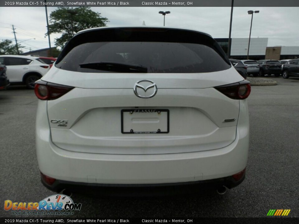 2019 Mazda CX-5 Touring AWD Snowflake White Pearl Mica / Black Photo #6