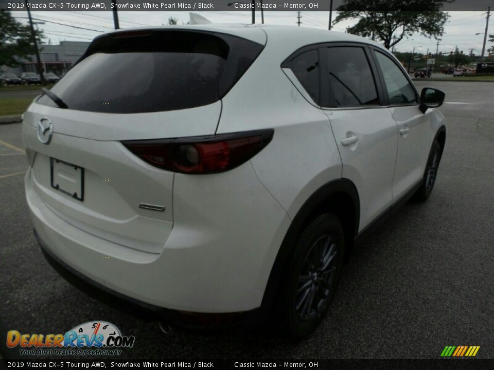 2019 Mazda CX-5 Touring AWD Snowflake White Pearl Mica / Black Photo #7